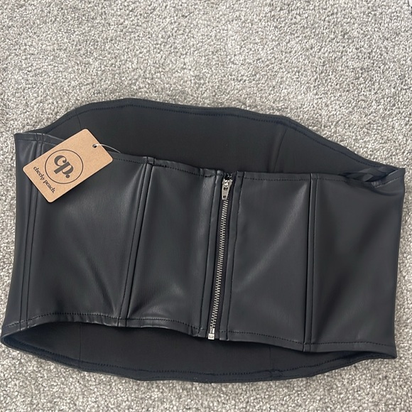 RD Cora Vegan Leather Bustier - Picture 4 of 4